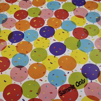 birthday balloons gift wrap